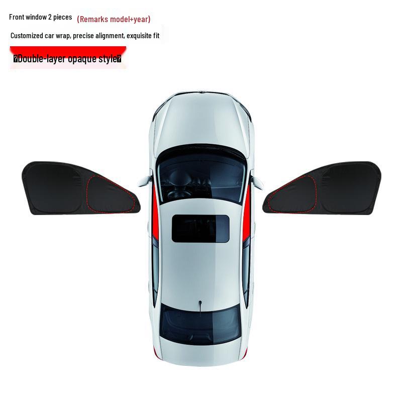 Chrysler 300C Car Sunshade: Sun Protection, Heat Insulation, Light Blocking, Privacy for Camping