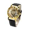 Fashion Skeleton Men's Watches Quartz Leather Bracelet Strap Wristwatch Fashion Business Watches Men's Gifts Wholesale Available