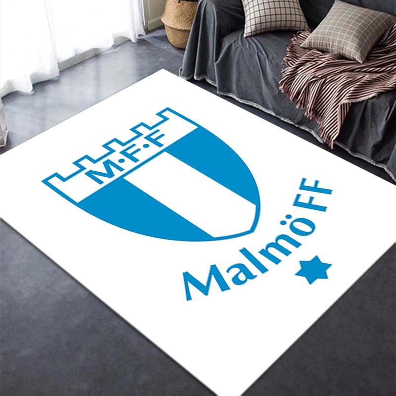 2025 Neuer malmö ff Teppich für Wohnzimmer Schlafzimmer Zuhause Sofadekoration, Kinder spielen Rutschfeste Bodenmatte