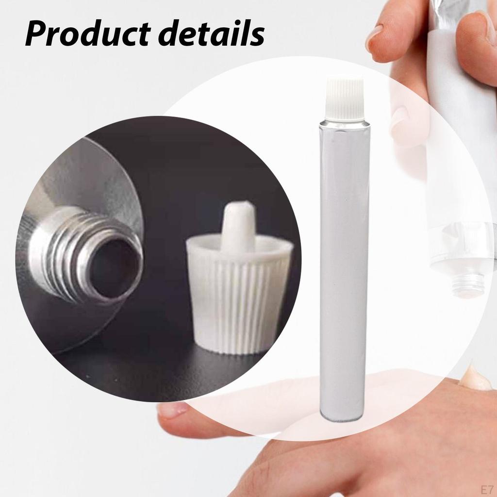 10 Stück Leere Farbtuben Aluminiumflaschen Acrylöl Nachfüllbar Probe Geeignet für Künstler