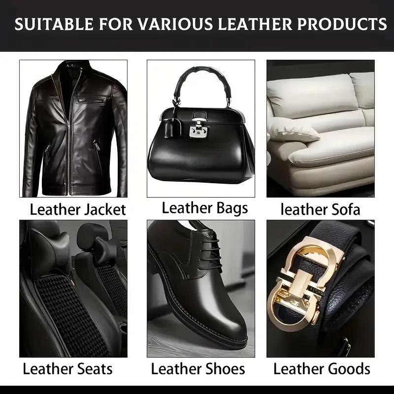 Multi-functional Leather Renovation Kit:car Interior Polishing Wax,sofa Anti-aging Treatment,plastic Color Restoration Paste,car