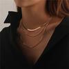 Chic Bohemian Multi-Layered Clavicle Necklace - European & American Hip-Hop Style