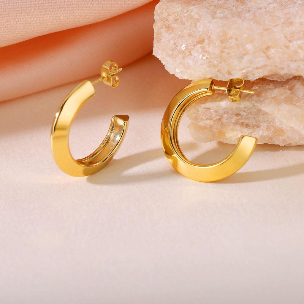 2025 Luxury Titanium Steel Earrings - No Fade, High-End Feel