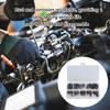 225pcs Collection of Manganeses Steel E Types Circlips for Professional Mechanics and Projects With Storage Box