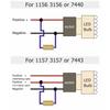 2 pcs 10 W 25 W 50 W Load Resistor for LED Bulbs Resistors for LED Lamp, CANbus, Brake Light, Flicker