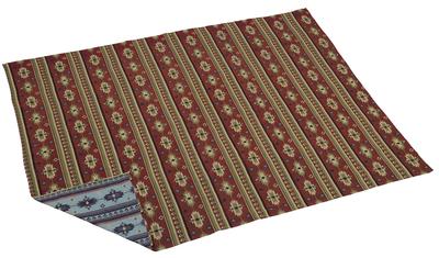 Captain Stag Rug, Picnic Sheet, Mat, 180 X 200 Cm, with Storage Bag, Red, CS Native, UP-2588
