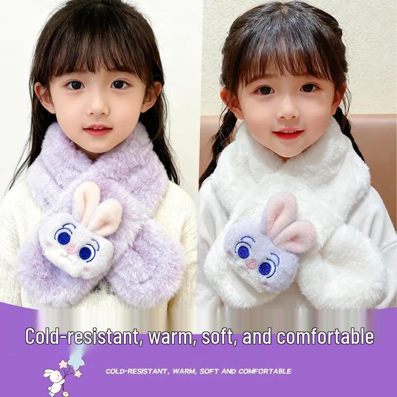 Neukundenrabatt: Niedlicher Winter-Hasen-Schal für Babys - Warm, Dick, Cartoon-Design