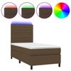VidaXL Slat Bed Base with Mattress and LED, Upholstered Bed, Single Bed, Adult Bed for Interior Bedroom, 3134912