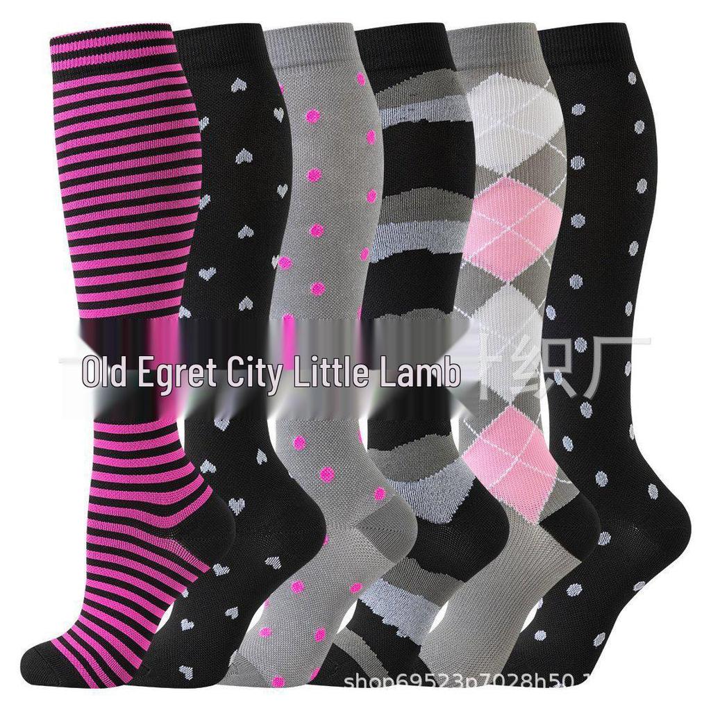 Unisex Long Compression Socks for Cycling, Running, and Marathon