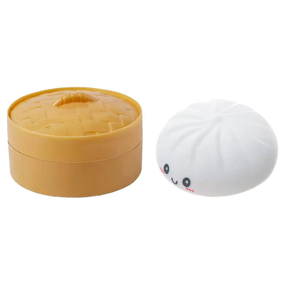 

Simulated Dumpling Squishy Relaxing Relieve Anxiety Antistress Enhance Happiness Reusable Rebound Squeeze Reliever Toy Kid Friendly Entertaining Fun