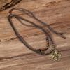 Retro Leather Butterfly Necklace for Men & Women: Handwoven, Multi-layer Design for Everyday Wear