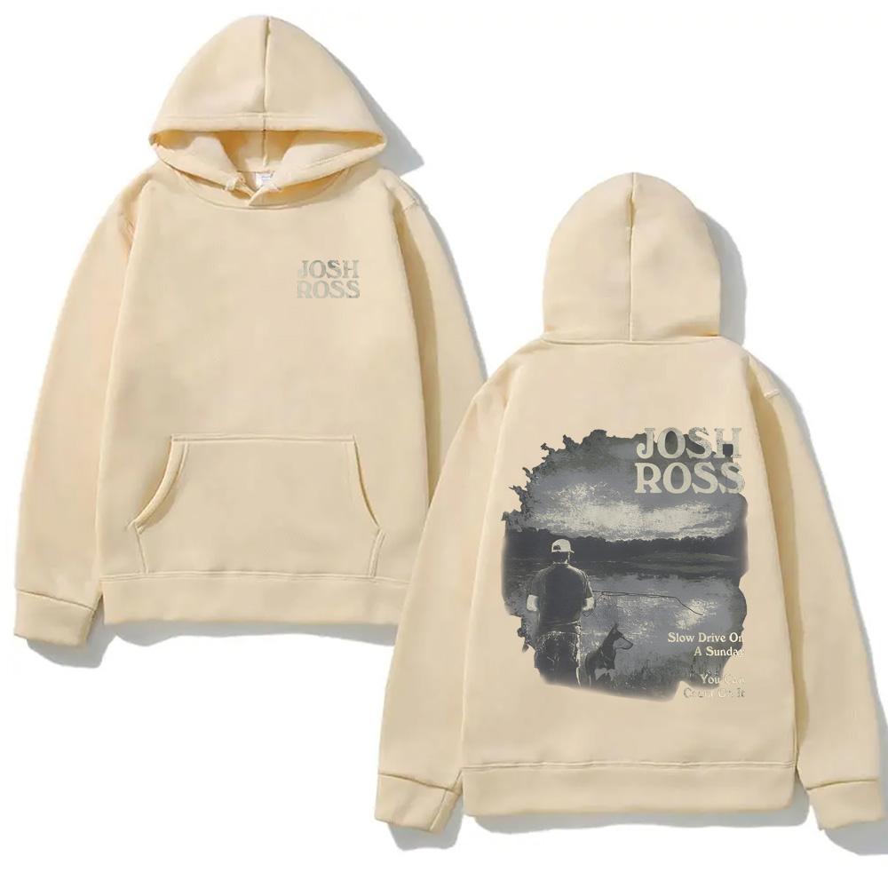 Josh Ross 2025 Tour Hoodie Same As High Quality with Pocket Sweatshirt Long-sleeved Simplicity Pullover