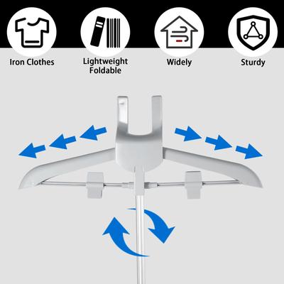 Telescopic Garment Steamer Hanger Strong Rotatable Clothes Steamer Stand With Ironing Board Glove for Steaming Clothes