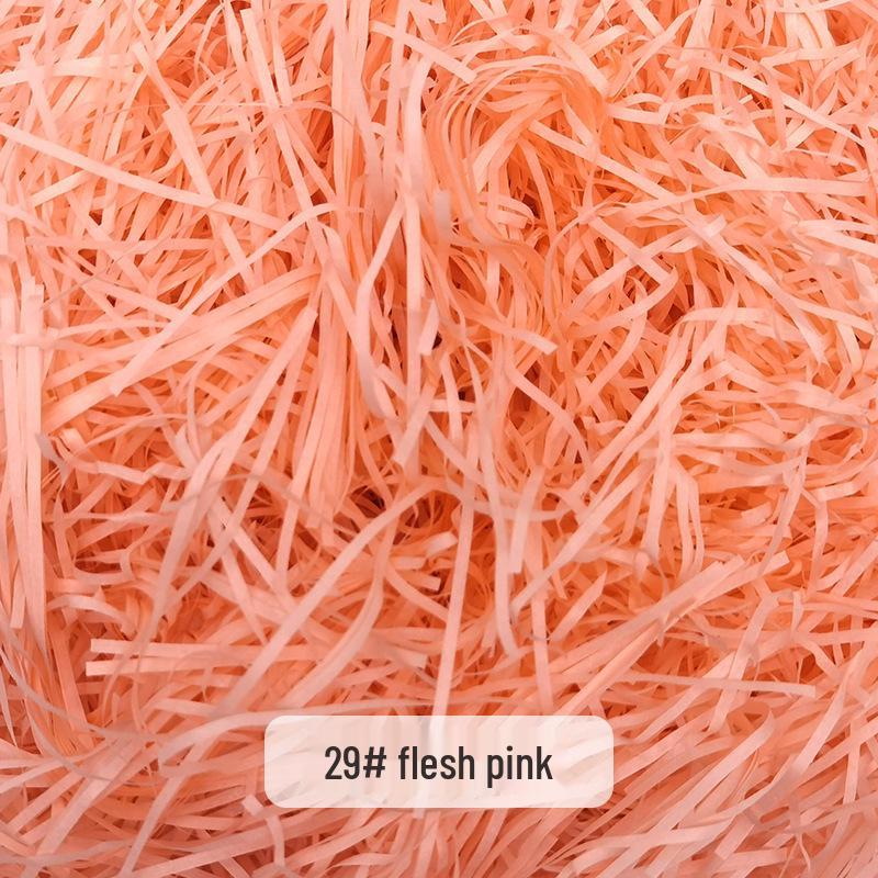 Raffia Grass Filler: Shredded Silk Paper for Candy Box Souvenirs