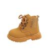 Children's single boots,leather boots, anti-slip booties