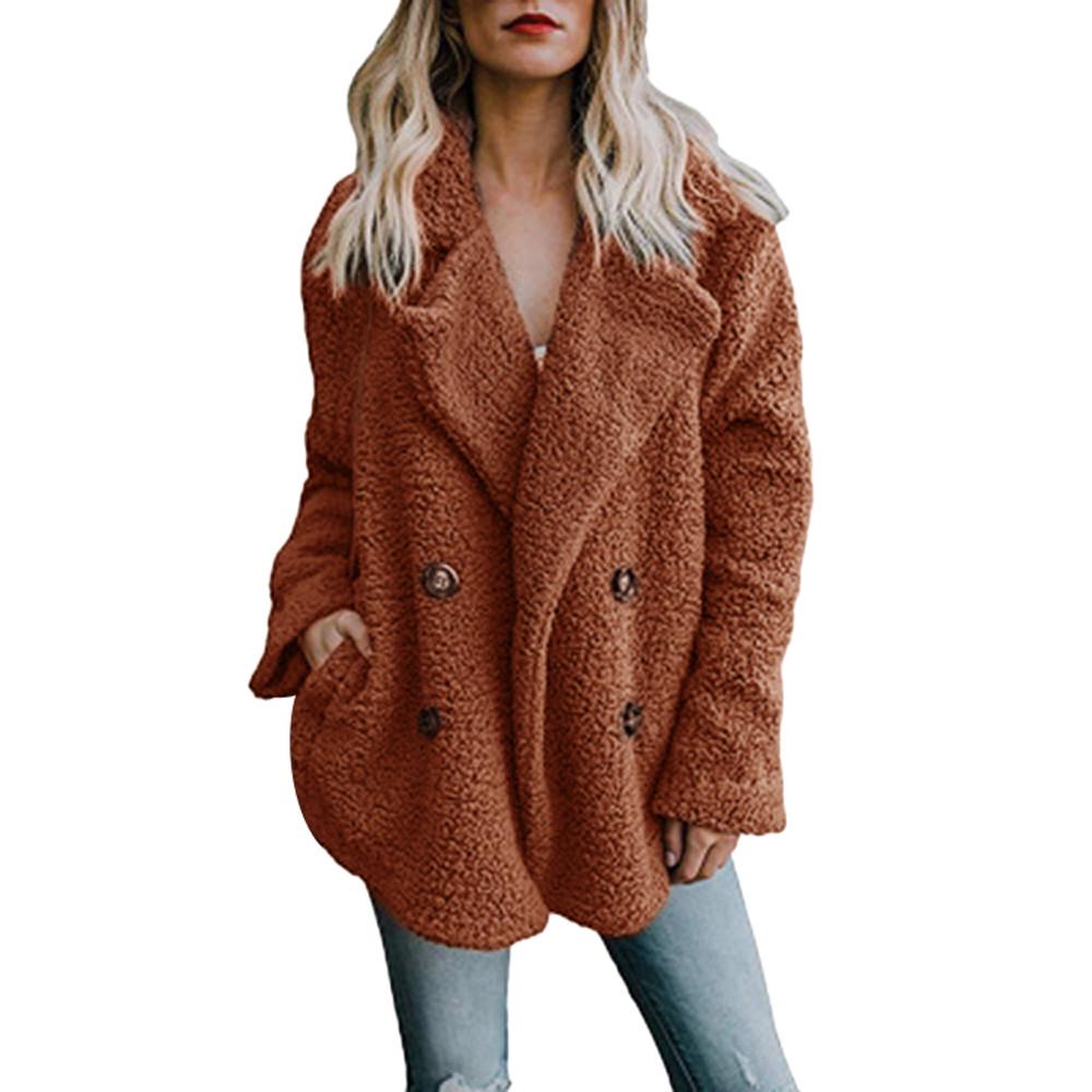 Women's Casual Jacket Winter Warm Outwear Ladies Coat Overcoat Outercoat