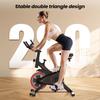 Formill QK101 Home Exercise Bike - Magnetic Quiet Fitness Bike with LCD Monitor, 5-Level Adjustable Seat & Handlebars
