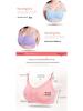 Adjustable Wire-Free Nursing Bra with Front-Open Design and Breast Pads for Pregnant & Breastfeeding Women