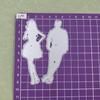 Laid-back Young Men and Women Design Style Metal Cutting Die Stencil for DIY Scrapbooking Album Photo Embossing Paper Card Craft Decor