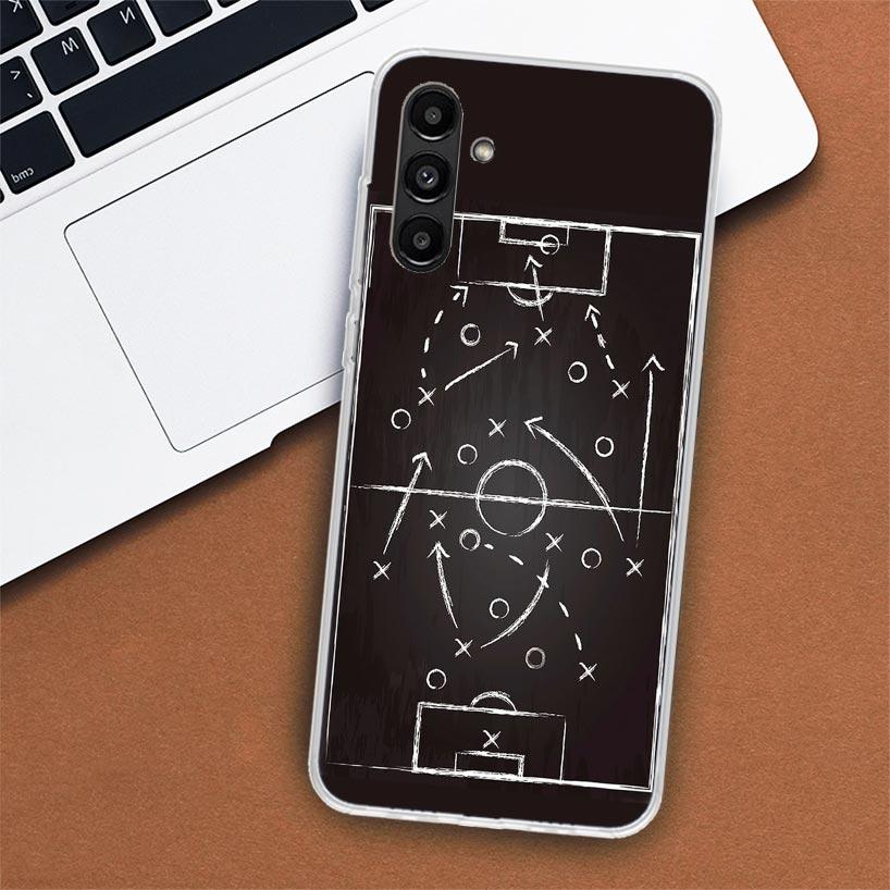 Football Soccer Tactics Time Phone Case For Samsung Galaxy A02S A12 A22 A32 A42 A52 A72 A51 A50S A71 A41 A31 A21S A70S A40 A30S