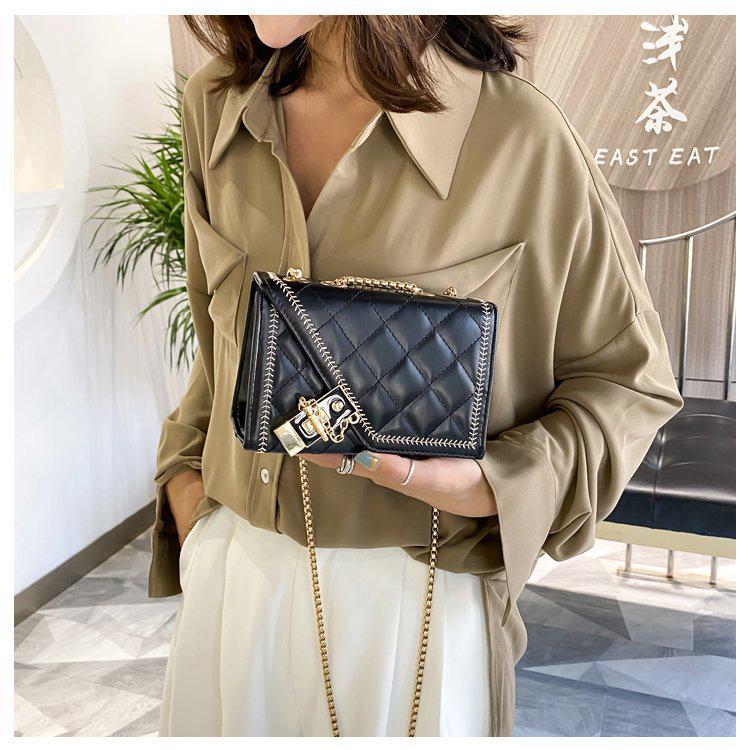 SCIONE Bag Female Rhombic Chain Handbag Fashion Small Square Bag Temperament Small Fragrance Shoulder Bag