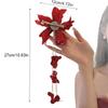 Flower Duckbill Clip Simulation Flower Hairpin Glass Beads Long Tassel Hairpin Girls Women Headdress Accessory