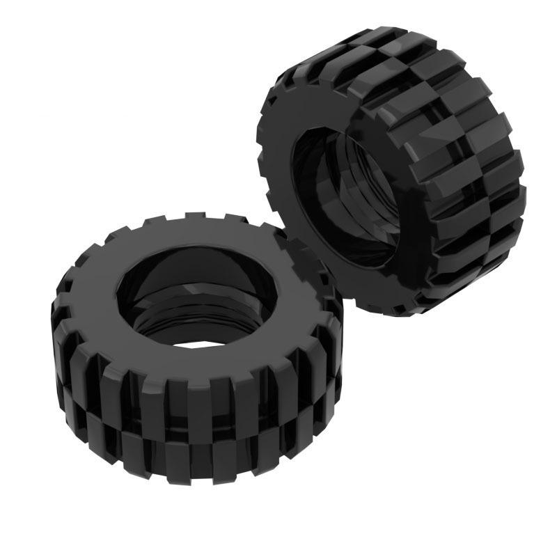 50g MOC 30391 Small Particle Building Blocks - 30.4 x 14mm Tire Standard