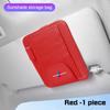 Leather Car Visor Glasses Clip Multi-Pockets Sunglasses Storage for BMW E70 E90 F48 G30 G20 G70 X1 X2 X3 X5 X6 X7 M3 M5 M6 i8 i7 RL7
