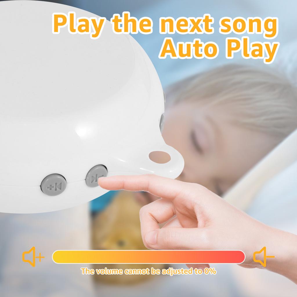 Baby Rotating Music Box ABS Baby Crib Hanging Rattle Bed Bell 3 Modes Baby Soothing Musical Toys 0-12 Months Newborn Gifts