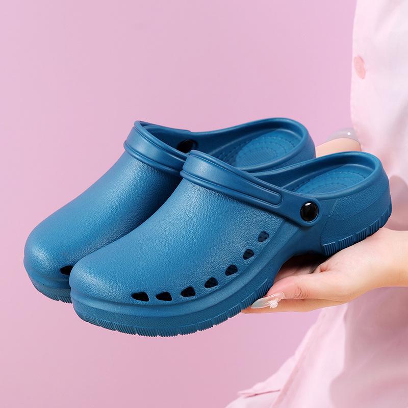Operating Room Non-Slip Soft Bottom Clogs: Durable Baotou Shoes for Doctors, Nurses, and Cleanroom Labs