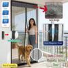 Magnetic Screen Door Curtain Anti Mosquito Keeps Bug Out Automatic Self-Closing Household Ventilation Door Mesh Curtain