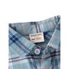 Children's Clothing Spring and Autumn Boys' Pocket Shirt Children's Long Sleeve Shirt K-style Loose Shoulder Strand Gingham Square Collar Clothes
