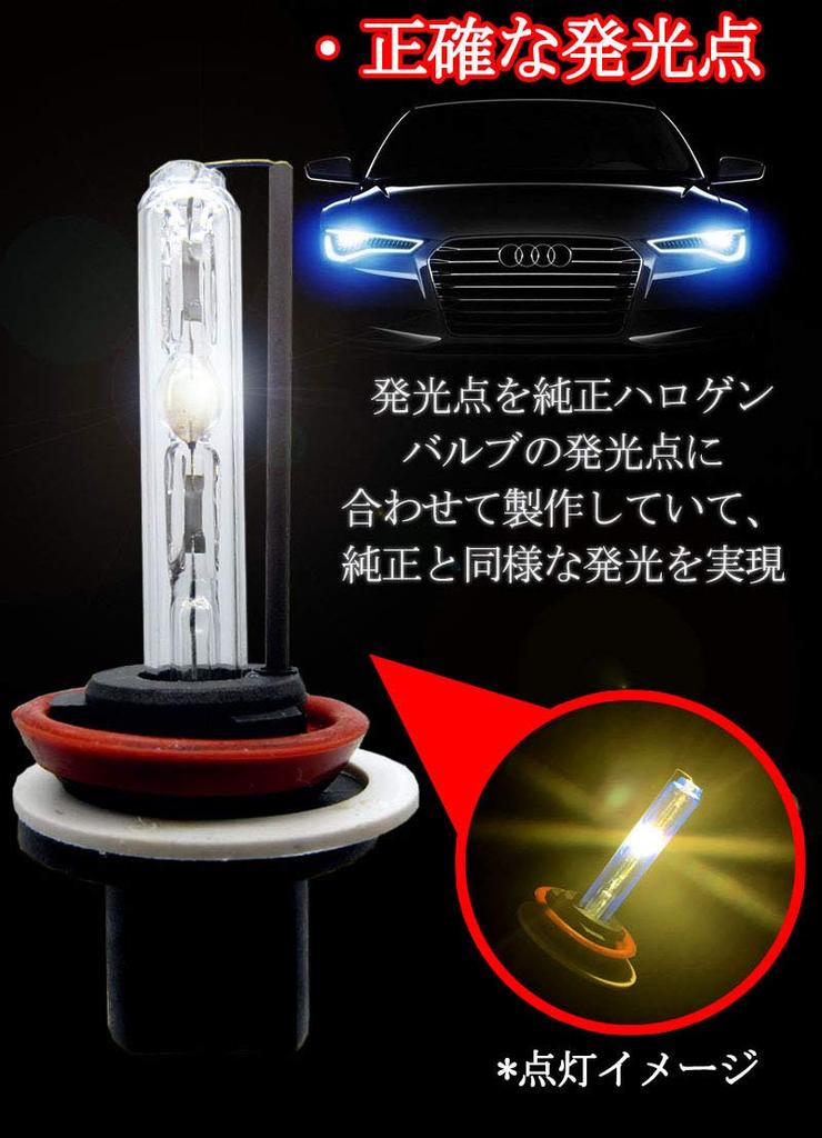 Headlight DC 35W/55W HID Bulb, 2-Pack HID Burner Replacement for Repair (6000K, H3C)