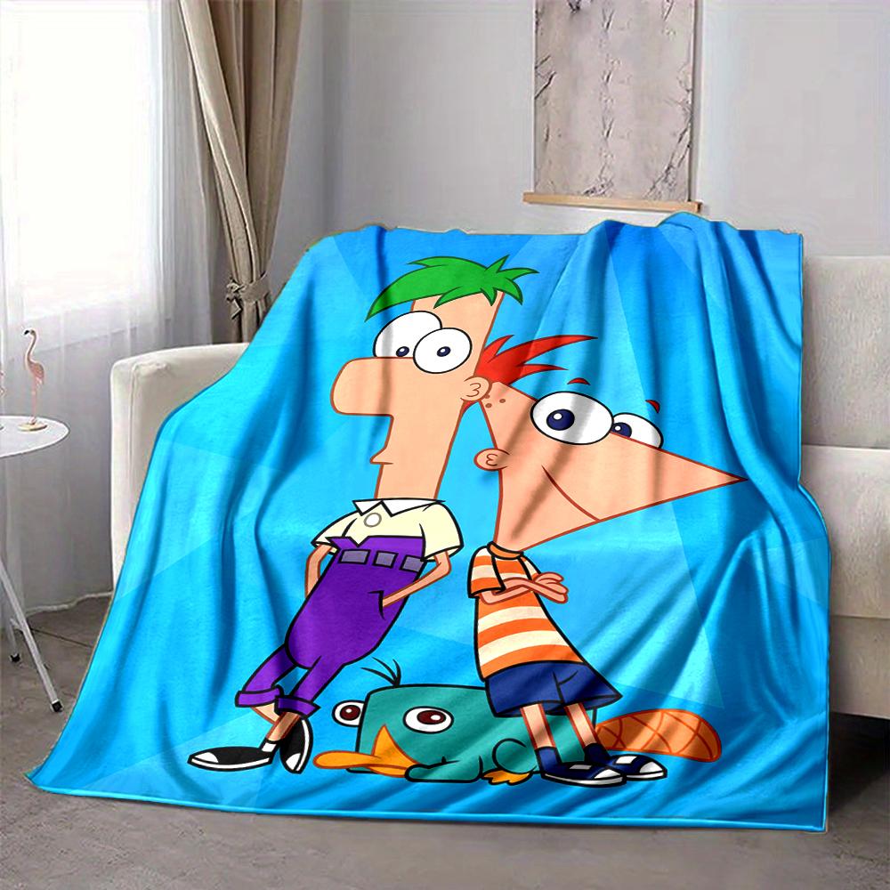 1Pc Friendship Laughter Adventure Blanket Soft And Comfortable Casual Warm Camping Travel Christmas Halloween Xmas Gift M924241