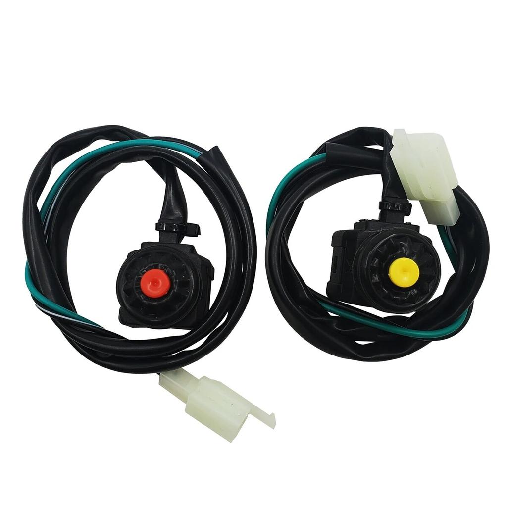 New 1pcs Motocycle Red Yellow ON OFF Engine Starter Kill Switch Fit For KTM HONDA KAWASAKI SUZUKI YAMAHA Dirt Pit Bike