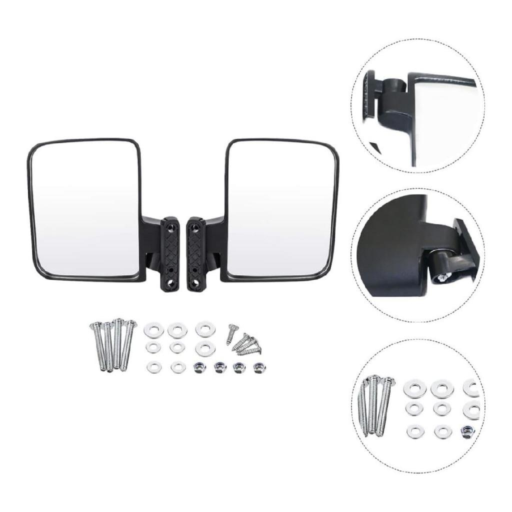 Espelho Retrovisor Magnético para Tratores, Carrinhos de Golfe, Veículos de Campo e Empilhadeiras