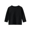 Children's Long Sleeve T-shirt Round Neck Solid Color Advertising Shirt
