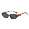 Retro Small Cat Eye Polygon Sunglasses for Women Fashion Ladies Double Color Eyewear Men Designer Sun Glasses Shades UV400