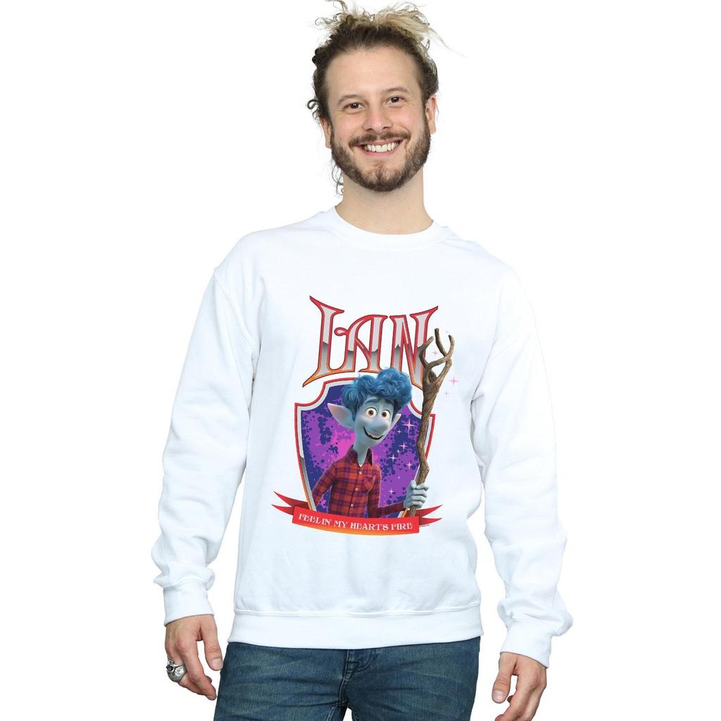 Disney Mens Onward Ian Heart´s Fire Sweatshirt