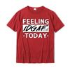 Feeling Idgafish Today I Antisocial Tops Shirts Wholesale Street Cotton Unisexs T Shirt Street