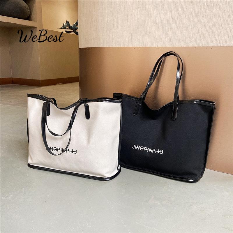 The Small and Fresh Large-capacity Handbag Is Simple and Open