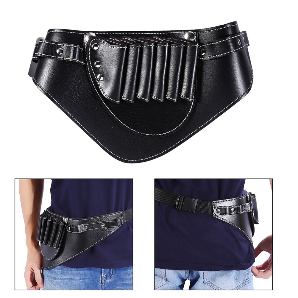 Professional PU Leather Barber Scissors Bag Hairdressing Clips Shear Holster Pouch Holder