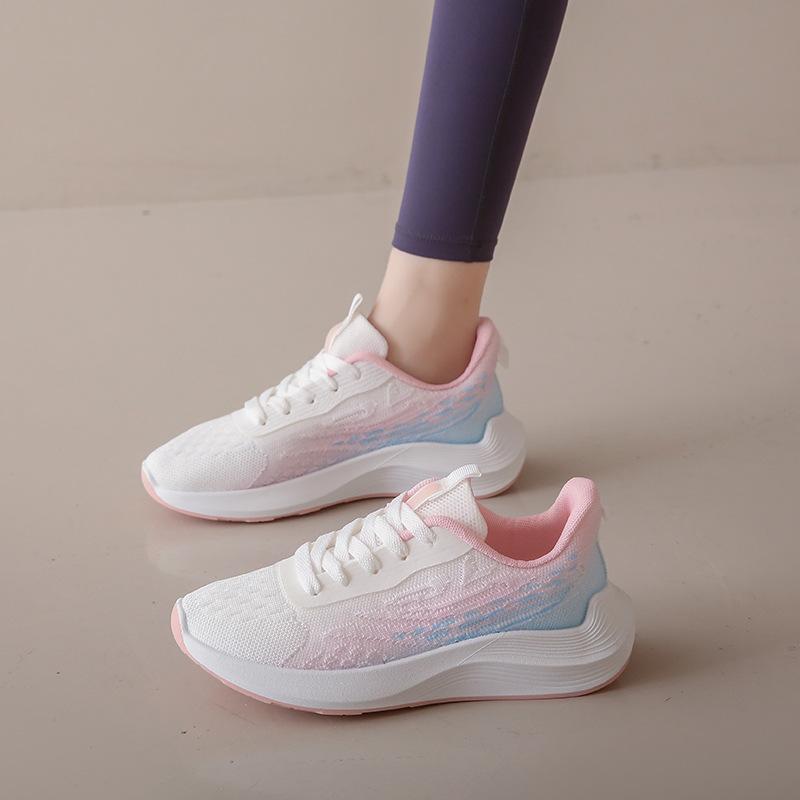 Summer Shock Absorbing Comfort Soft Sole Fitness Lightweight Mesh Breathable Casual Sports Shoes