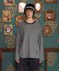 UNALLOYED Logo Stripe Long Sleeve T-Shirt / Black