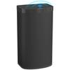 Lixeira Sensor 55L com Tampa de Fechamento Suave em Aço Inoxidável, para Cozinha Academia Escritório, Preta