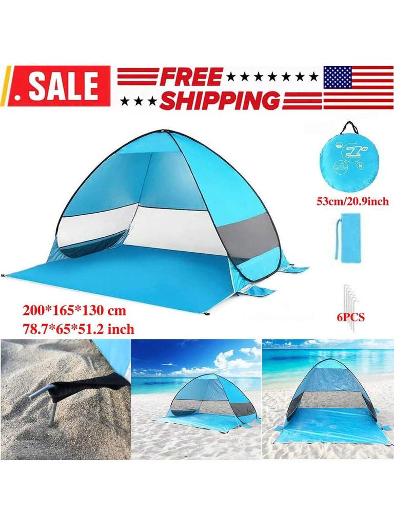 Pop Up Portable Beach Canopy Sun Shade Shelter Outdoor Camping Fishing Tent