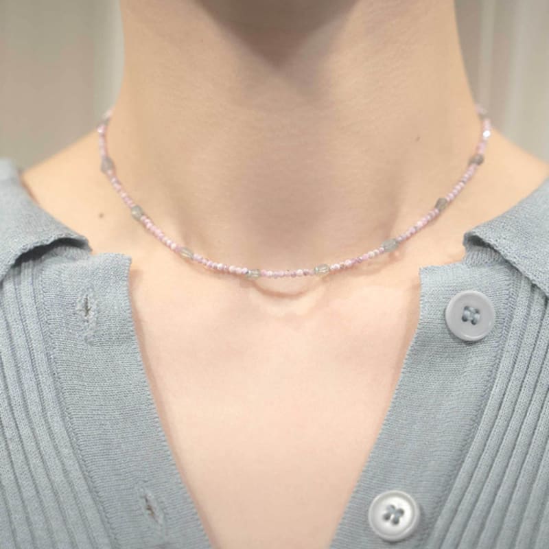 

HARANG HR 54N_Labradorite Necklace 45cm