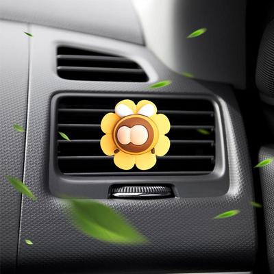 Car Air Freshener Vent Clip Air Freshener Car Perfume Outlet Clip Aromatherapy Tablets Long-Lasting Scent Cartoon Animal Design