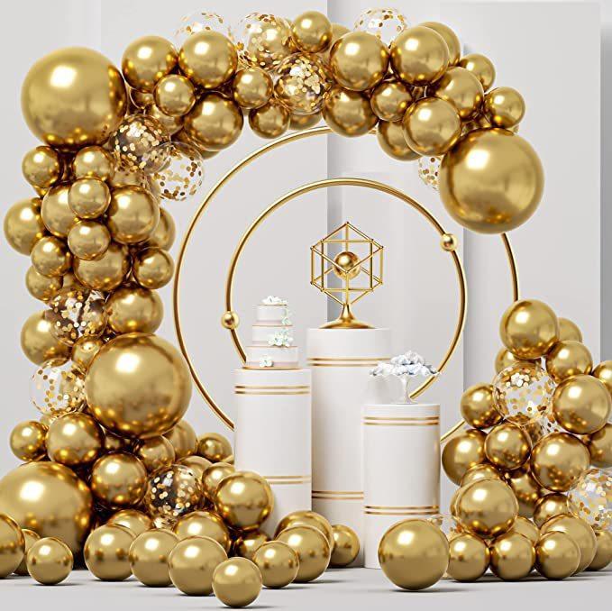 5 Inch 10 Inch 12 Inch 18 Inch Irregular Balloon Chain Set 125 Pieces Birthday Party Decoration Balloon Set Arrangement