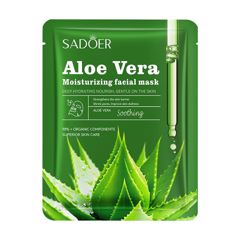 

Увлажняющая маска для лица с экстрактом плодов камелии Aloe-10PCS